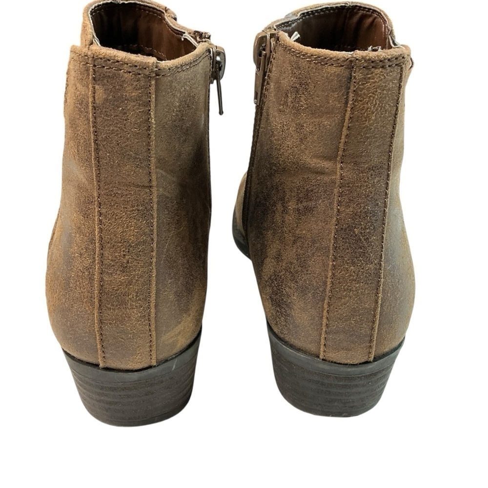 Carlos by Carlos Santana BERT Rustic Brown Ankle Booties Boots Size 7.5M - Picture 7 of 15